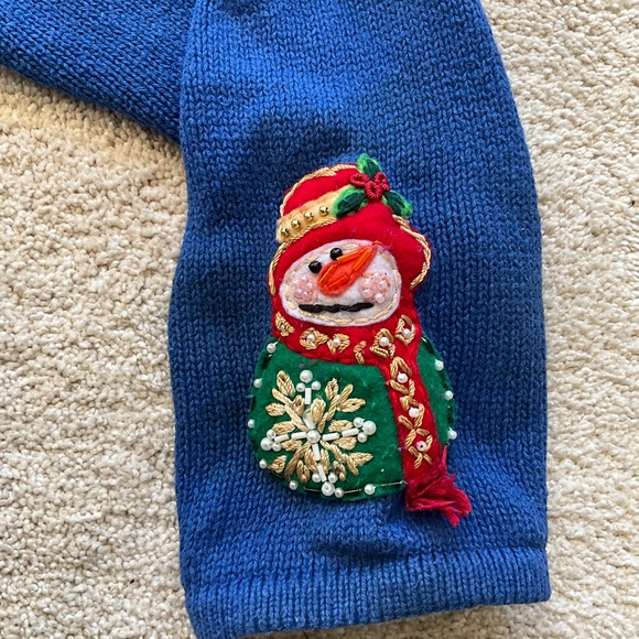 Tiara Vintage Christmas Tacky Sweater L - Picture 4 of 6